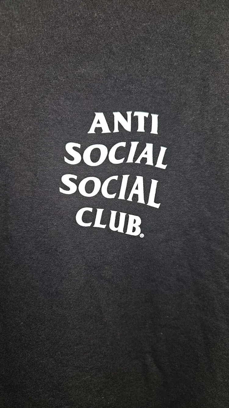 Anti Social Social Club Kkoch Floral Butterfly Black T-Shirt
